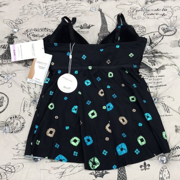 Coco Reef Contours Printed Underwire Tankini Top - Picture 12 of 12